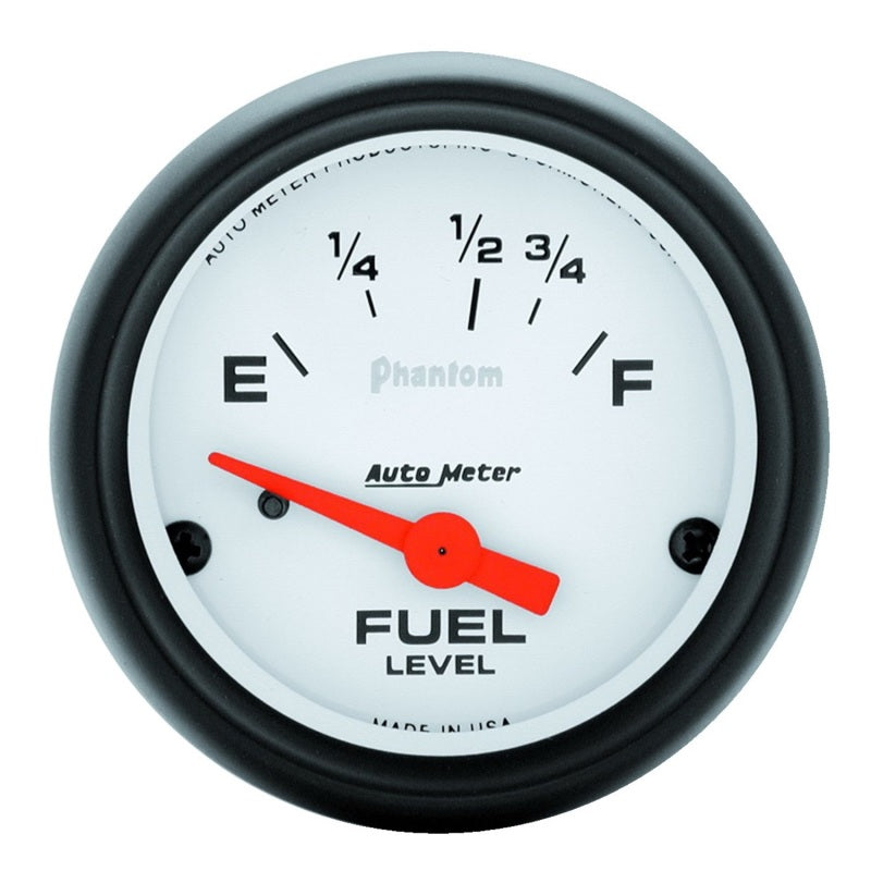 Autometer Phantom 2-1/16in Electrical Fuel Level Gauge 16-158 Ohms - Burkken Auto Parts