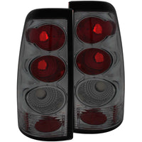 ANZO 1999-2002 Chevrolet Silverado 1500 Taillights Smoke - Burkken Auto Parts