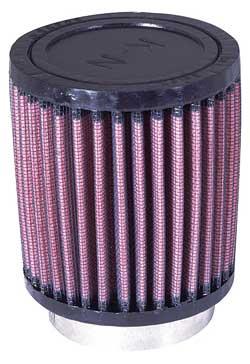 K&N Filter Universal Rubber Filter 2 1/4 inch Flange 3 1/2 inch OD 4 inch Height - Burkken Auto Parts