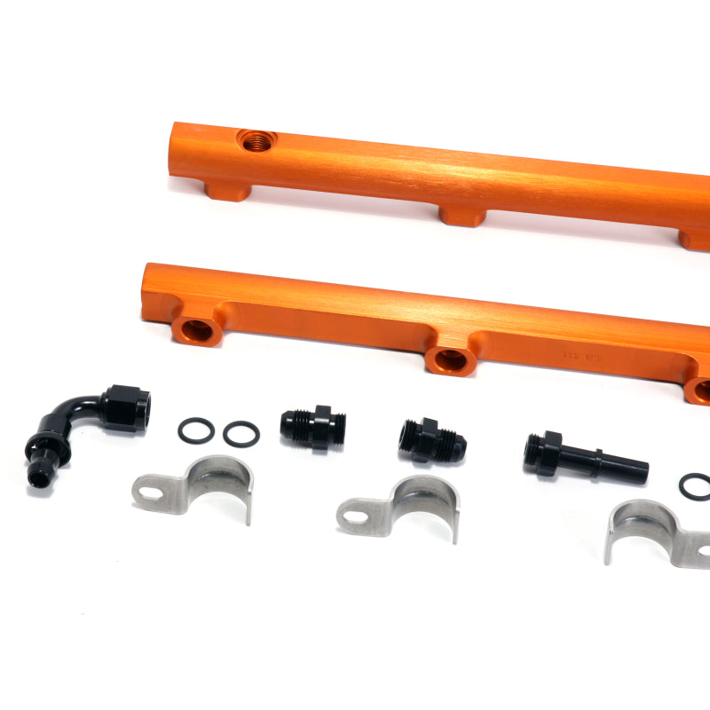 BBK 05-14 Dodge Hemi 5.7/6.1 High Flow Billet Aluminum Fuel Rail Kit (Non Trucks) - Burkken Auto Parts