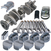 Eagle Pontiac 400 4.250in Crank 6.800in H-Beam -6cc Flat Top 4.185in Pistons Rotating Assembly - Burkken Auto Parts