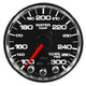 Autometer Spek-Pro Gauge Water Temp 2 1/16in 300f Stepper Motor W/Peak & Warn Blk/Chrm - Burkken Auto Parts