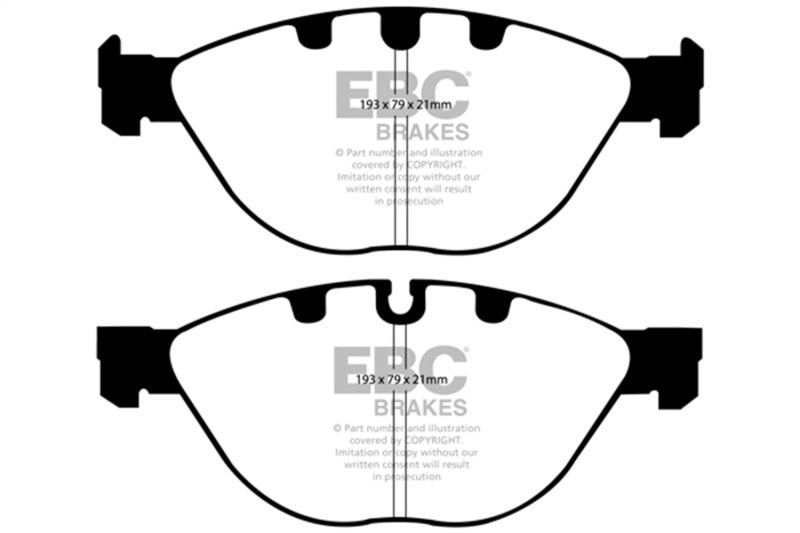 EBC 06-10 BMW M5 5.0 (E60) Redstuff Front Brake Pads - Burkken Auto Parts