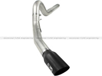 aFe MACHForce XP 5in DPF-Back Stainless Steel Exh Sys, Black tip,Ford Diesel Trucks 08-10 V8-6.4L - Burkken Auto Parts