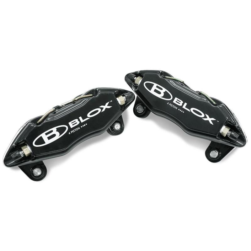 BLOX Racing Forged 4 Piston Calipers - Pair (Fits Honda/Acura 262mm Rotors) - Burkken Auto Parts