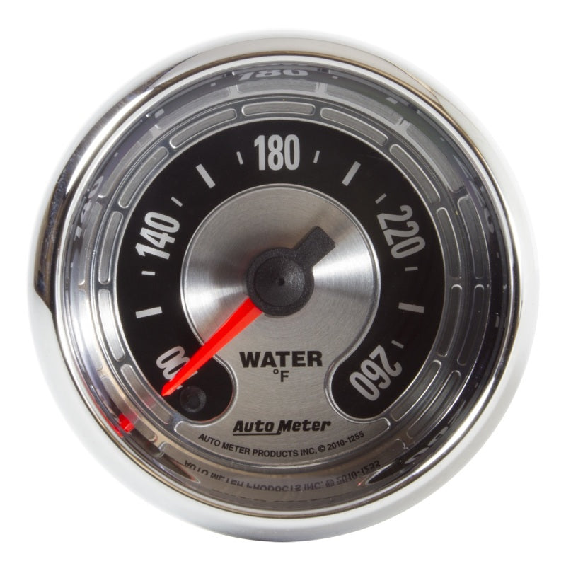 Autometer American Muscle 52mm Full Sweep Electric 100-260 Deg F Water Temperature Gauge - Burkken Auto Parts