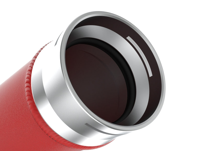 aFe BladeRunner 2-1/2 IN Aluminum Hot Charge Pipe Red 22-23 Subaru WRX H4-2.4L (t) - Burkken Auto Parts