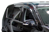 AVS 11-18 Mitsubishi Outlander (Excl. Sport) Ventvisor Outside Mount Window Deflectors 4pc - Smoke - Burkken Auto Parts