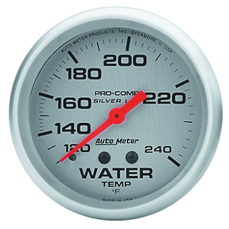 Autometer Ultra-Lite 2-5/8in 120-240 Deg F Liquid Filled Mechanical Water Temp Gage - Burkken Auto Parts