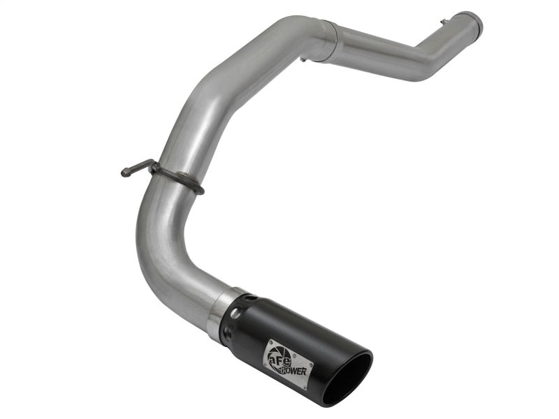 aFe LARGE Bore HD DPF-Back SS Exhaust w/ Black Tip 2016 Nissan Titan XD V8-5.0L (td) - Burkken Auto Parts