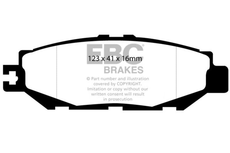 EBC 93-94 Lexus LS400 4.0 Greenstuff Rear Brake Pads - Burkken Auto Parts