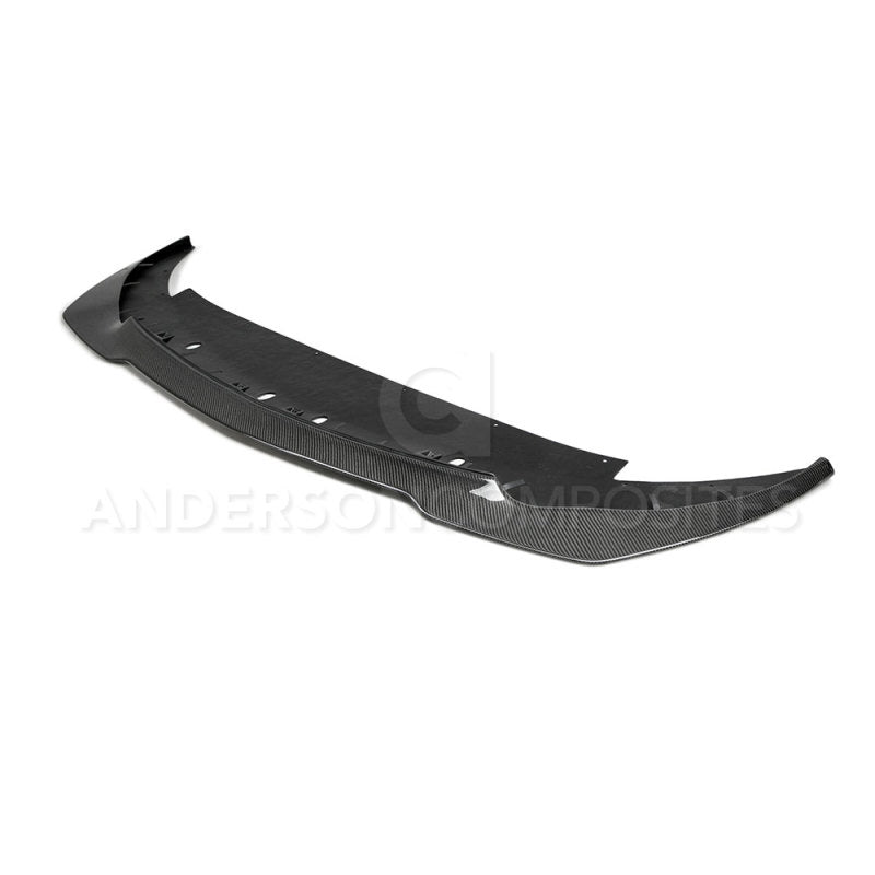 Anderson Composites 2015-2018 Ford Mustang Shelby GT350R Carbon Fiber Front Splitter (1 PC) - Burkken Auto Parts
