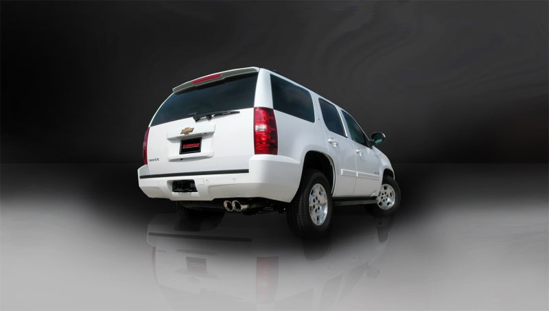 Corsa 2007-2008 Chevrolet Tahoe 5.3L V8 Polished Sport Cat-Back Exhaust - Burkken Auto Parts