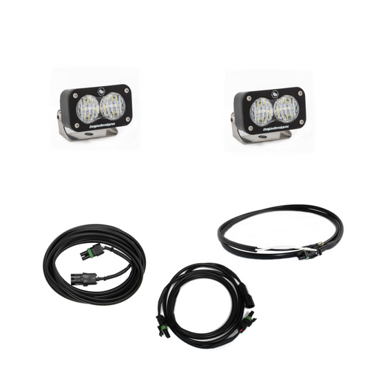 Baja Designs Jeep JL LED Light Kit Reverse Kit w/ Upfitter Dual S2 Sport w/C - Burkken Auto Parts