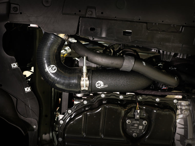 aFe Bladerunner 2.75in Aluminum Cold Charge Pipe Black VW GTI (MKVIII) 22-23 L4-2.0L (t) - Burkken Auto Parts