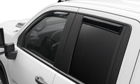 AVS 22-23 Toyota Tundra CC/CrewMax In-Channel Ventvisor Front & Rear Window Deflectors 4pc - Smoke - Burkken Auto Parts