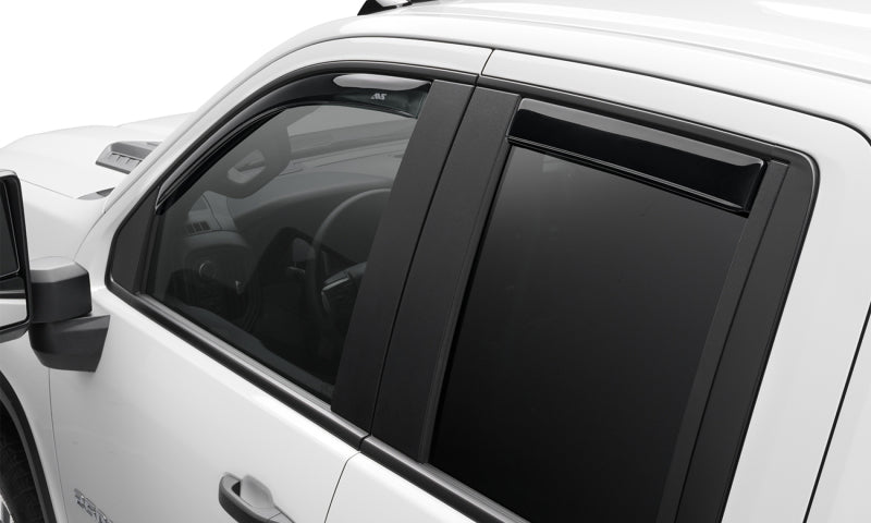 AVS 17-22 Mazda CX-5 In-Channel Ventvisor Front & Rear Window Deflectors 4pc - Smoke - Burkken Auto Parts