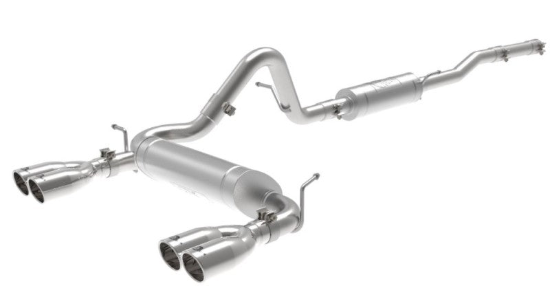 aFe Vulcan Series 2.5in 304SS Cat-Back Exhaust 07-18 Jeep Wrangler (JK) V6-3.6/3.8L w/ Polished Tips - Burkken Auto Parts