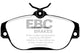 EBC 91-93 Volvo 740 2.3 (ABS) (Girling) Redstuff Front Brake Pads - Burkken Auto Parts
