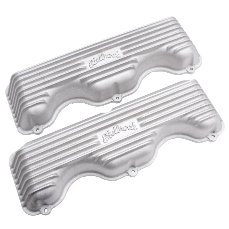 Edelbrock Valve Cover Classic Series Chevrolet W 348/409 CI V8 Satin - Burkken Auto Parts
