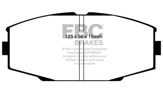 EBC 86-92 Toyota Supra 2.8 Greenstuff Front Brake Pads - Burkken Auto Parts