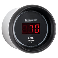 Autometer Black 0-100 psi Digital Oil Pressure Gauge - Burkken Auto Parts