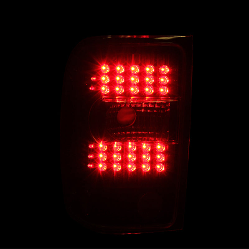 ANZO 2001-2011 Ford Ranger LED Taillights Black - Burkken Auto Parts