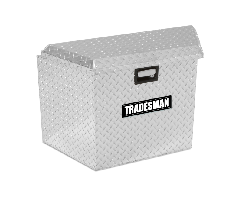 Tradesman Aluminum Trailer Tongue Storage Box (21in.) - Brite - Burkken Auto Parts