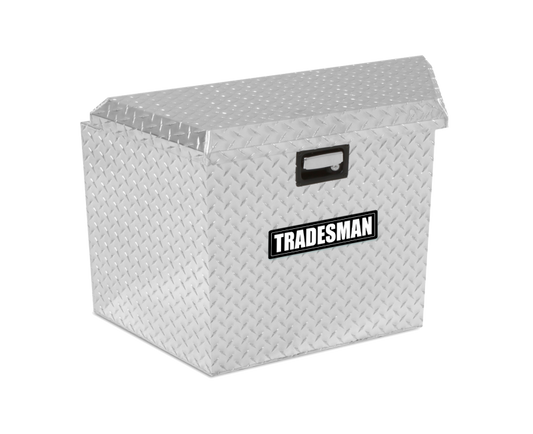 Tradesman Aluminum Trailer Tongue Storage Box (21in.) - Brite - Burkken Auto Parts