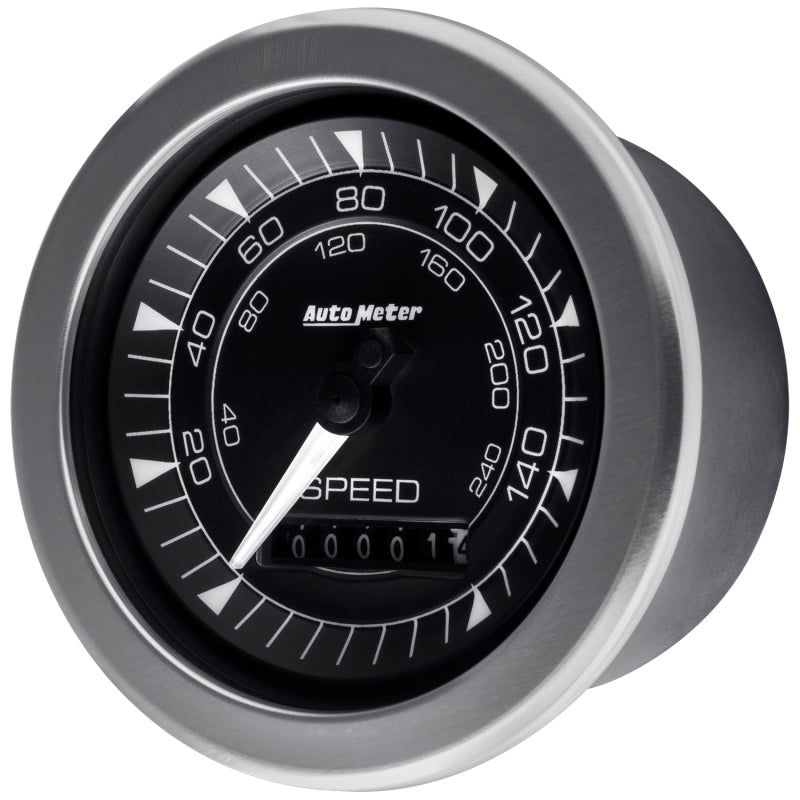 Autometer Chrono 3-3/8in 160MPH Electric Programmable Speedometer Gauge - Burkken Auto Parts