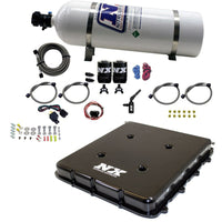 Nitrous Express Nitrous Kit w/Billet LT4 Supercharger Lid w/15lb Bottle - Burkken Auto Parts