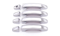 AVS 14-18 Chevy Silverado 1500 Door Handle Covers (4 Door) 8pc Set - Chrome - Burkken Auto Parts