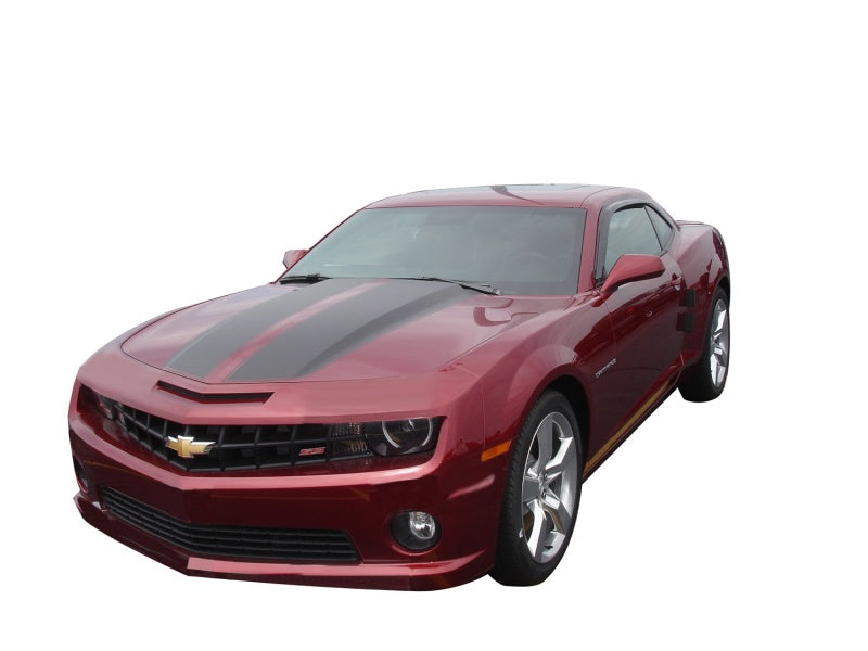 AVS 10-18 Chevy Camaro Ventvisor Outside Mount Window Deflectors 2pc - Smoke - Burkken Auto Parts