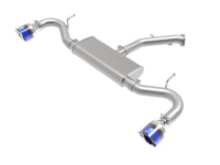 aFe Takeda 2.5in 409 SS Axle-Back Exhaust System Blue Flame 18-20 Hyundai Elantra GT L4-1.6L(t) - Burkken Auto Parts