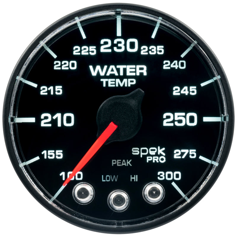 Autometer Spek-Pro - Nascar 2-1/16in Water Temp 100- 300F Bfb Ecu - Burkken Auto Parts