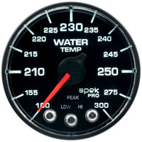 Autometer Spek-Pro - Nascar 2-1/16in Water Temp 100- 300F Bfb Ecu - Burkken Auto Parts
