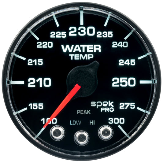 Autometer Spek-Pro - Nascar 2-1/16in Water Temp 100- 300F Bfb Ecu - Burkken Auto Parts