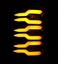 AlphaRex 07-13 Chevrolet Silverado 1500 (Ex. Hybrid Models) LUXX-Series LED Tail Lights Alpha-Black - Burkken Auto Parts