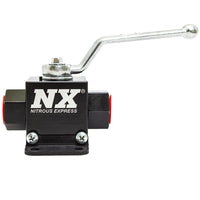 Nitrous Express Lightweight Billet In-Line Valve 1.5in I.D (Without Fittings) - Burkken Auto Parts