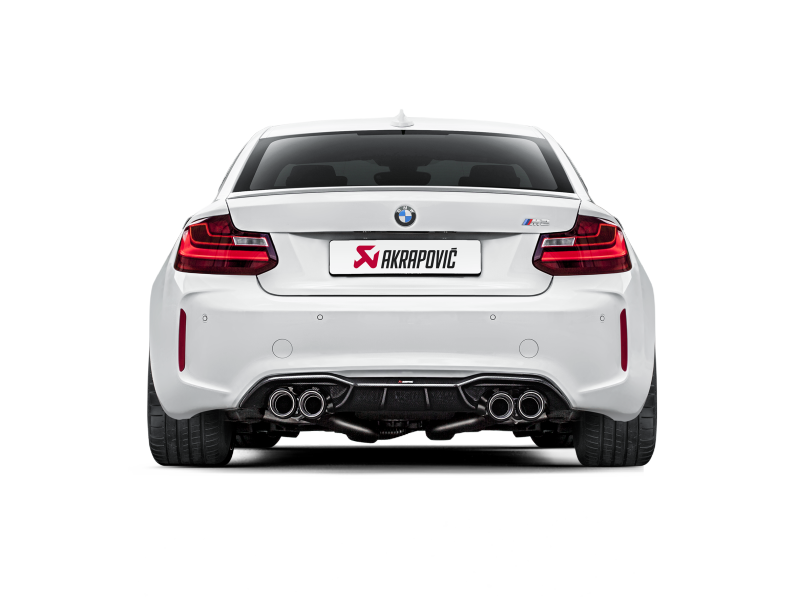 Akrapovic 16-17 BMW M2 (F87) / 2018+ BMW M2 Competition/M2 CS (F87N) Rear Carbon Fiber Diffuser - Hi - Burkken Auto Parts