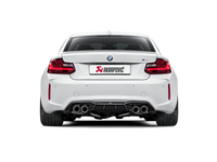 Akrapovic 16-17 BMW M2 (F87) / 2018+ BMW M2 Competition/M2 CS (F87N) Rear Carbon Fiber Diffuser - Hi - Burkken Auto Parts