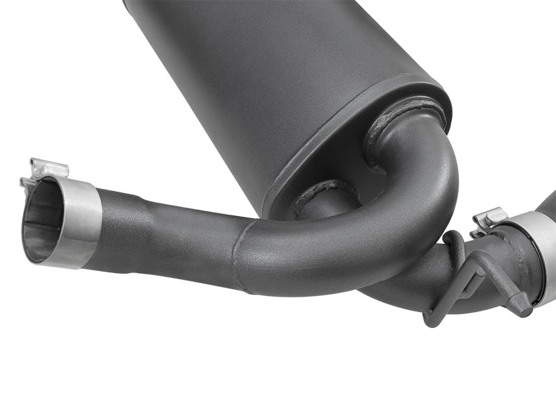 aFe Rebel Series 2.5in 409 SS Axle-Back Exhaust w/ Black Tips 2007+ Jeep Wrangler (JK) V6 3.6L/3.8L - Burkken Auto Parts