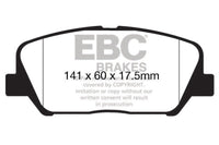 EBC 12-15 Hyundai Veloster 1.6 Turbo Greenstuff Front Brake Pads - Burkken Auto Parts