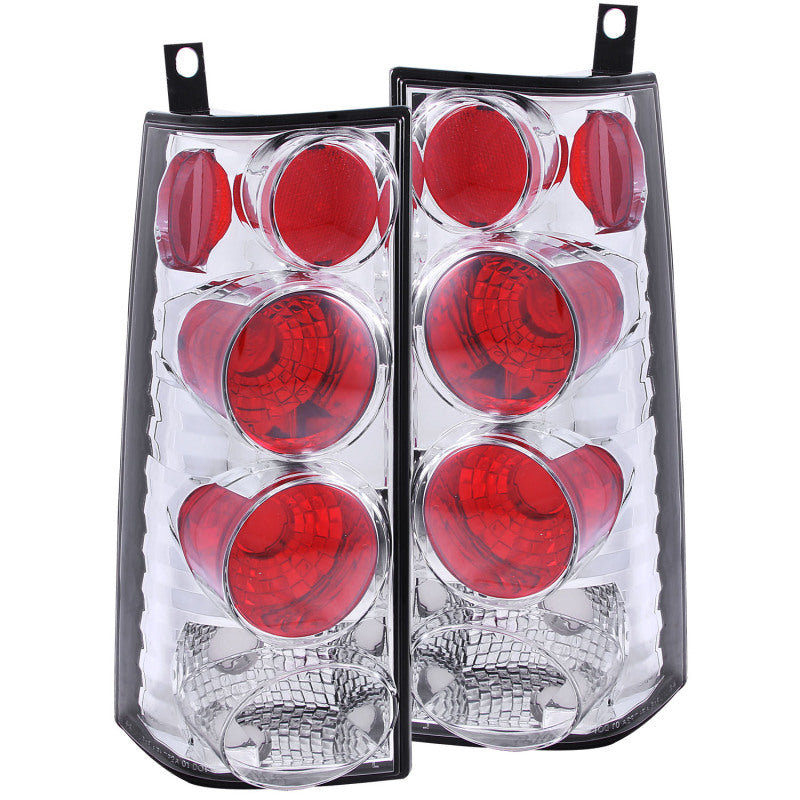 ANZO 2003-2015 Chevrolet Express Taillights Chrome - Burkken Auto Parts
