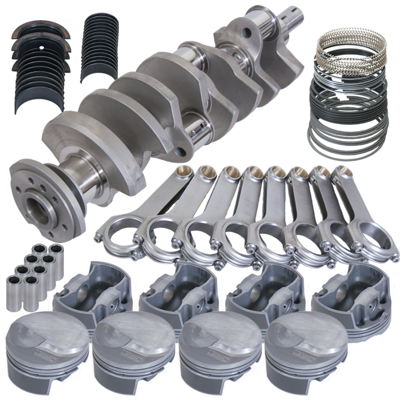 Eagle Chevy 454 4.250in Crank 6.385in H-Beam 18cc Dome 4.320in Pistons Balanced Assembly - Burkken Auto Parts