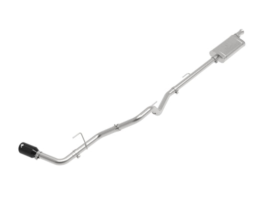aFe Apollo GT Series 2.5in 409SS 20-21 Jeep Gladiator (JT) V6-3.6L - Black Tip - Burkken Auto Parts