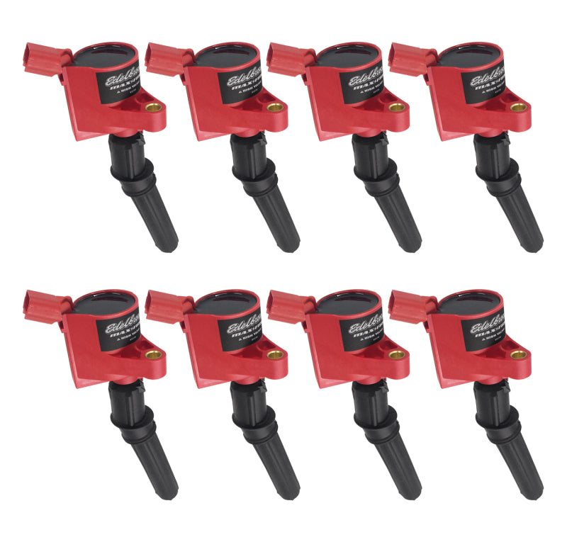Edelbrock 98-08 Ford V8 4.6L-5.4L/V10 6.8L Coil-On-Plug (COP) - Set of 8 - Burkken Auto Parts