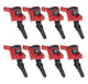 Edelbrock 98-08 Ford V8 4.6L-5.4L/V10 6.8L Coil-On-Plug (COP) - Set of 8 - Burkken Auto Parts