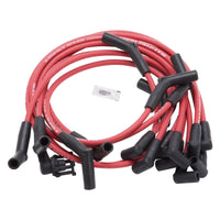 Edelbrock Spark Plug Wire Set SBF 83-96 50 Ohm Resistance Red Wire (Set of 10) - Burkken Auto Parts