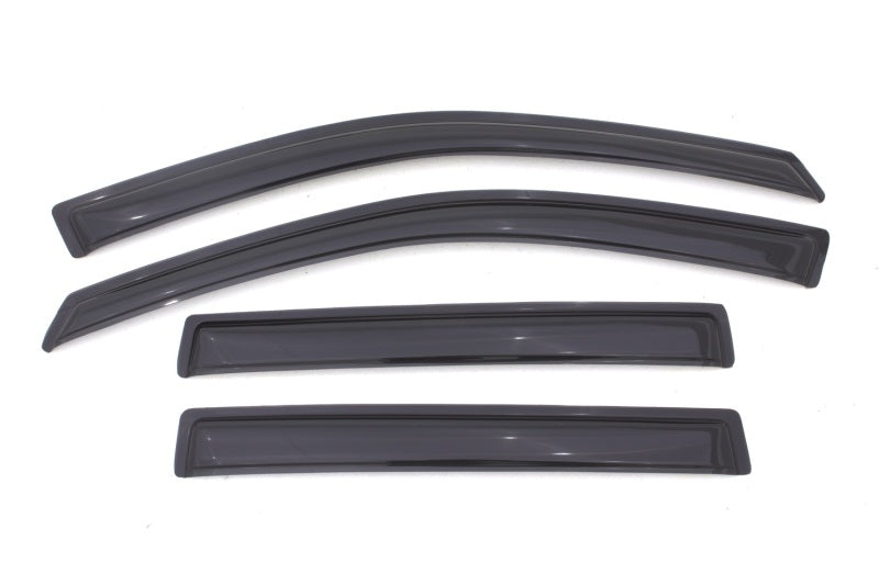 AVS 11-17 Jeep Compass (Old Body Style) Ventvisor Outside Mount Window Deflectors 4pc - Smoke - Burkken Auto Parts